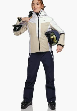 WOMEN SCHÖFFEL Skiing<Comfortable and waterproof ski jacket white