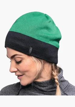 MEN SCHÖFFEL Skiing<Comfortable knitted hat with a fleece headband red