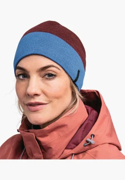 MEN SCHÖFFEL Skiing<Comfortable knitted hat with a fleece headband red