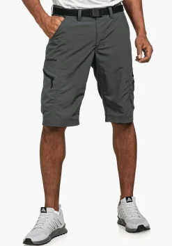 MEN SCHÖFFEL Travel/Leisure|Pants Short<Comfortable leisure shirts with pocket brown