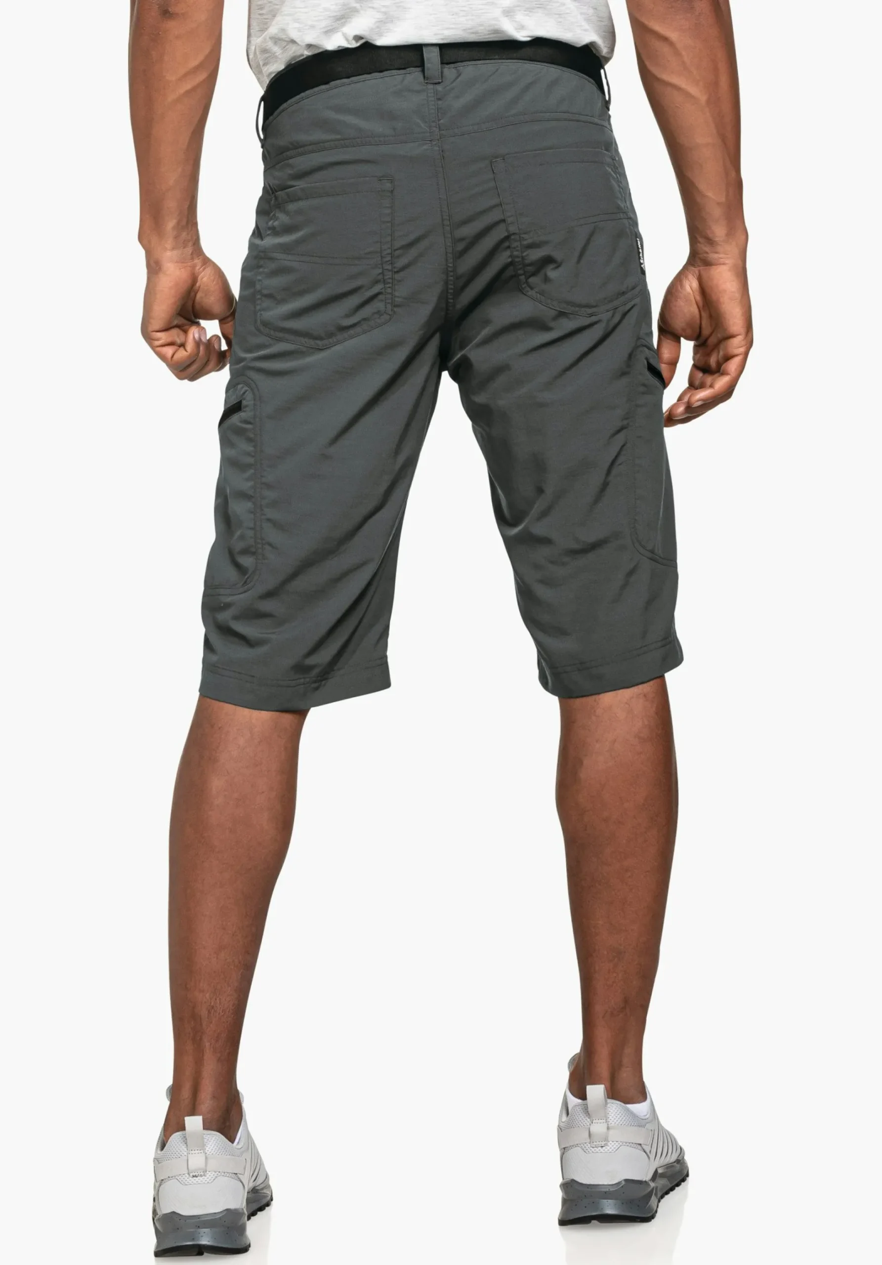 MEN SCHÖFFEL Travel/Leisure|Pants Short<Comfortable leisure shirts with pocket brown