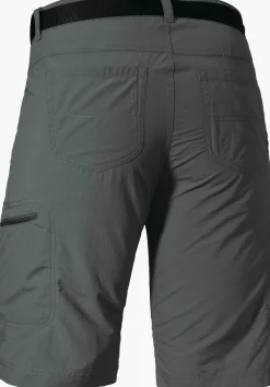 MEN SCHÖFFEL Travel/Leisure|Pants Short<Comfortable leisure shirts with pocket brown