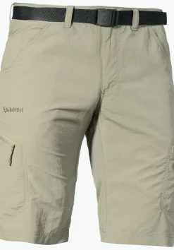 MEN SCHÖFFEL Travel/Leisure|Pants Short<Comfortable leisure shirts with pocket brown