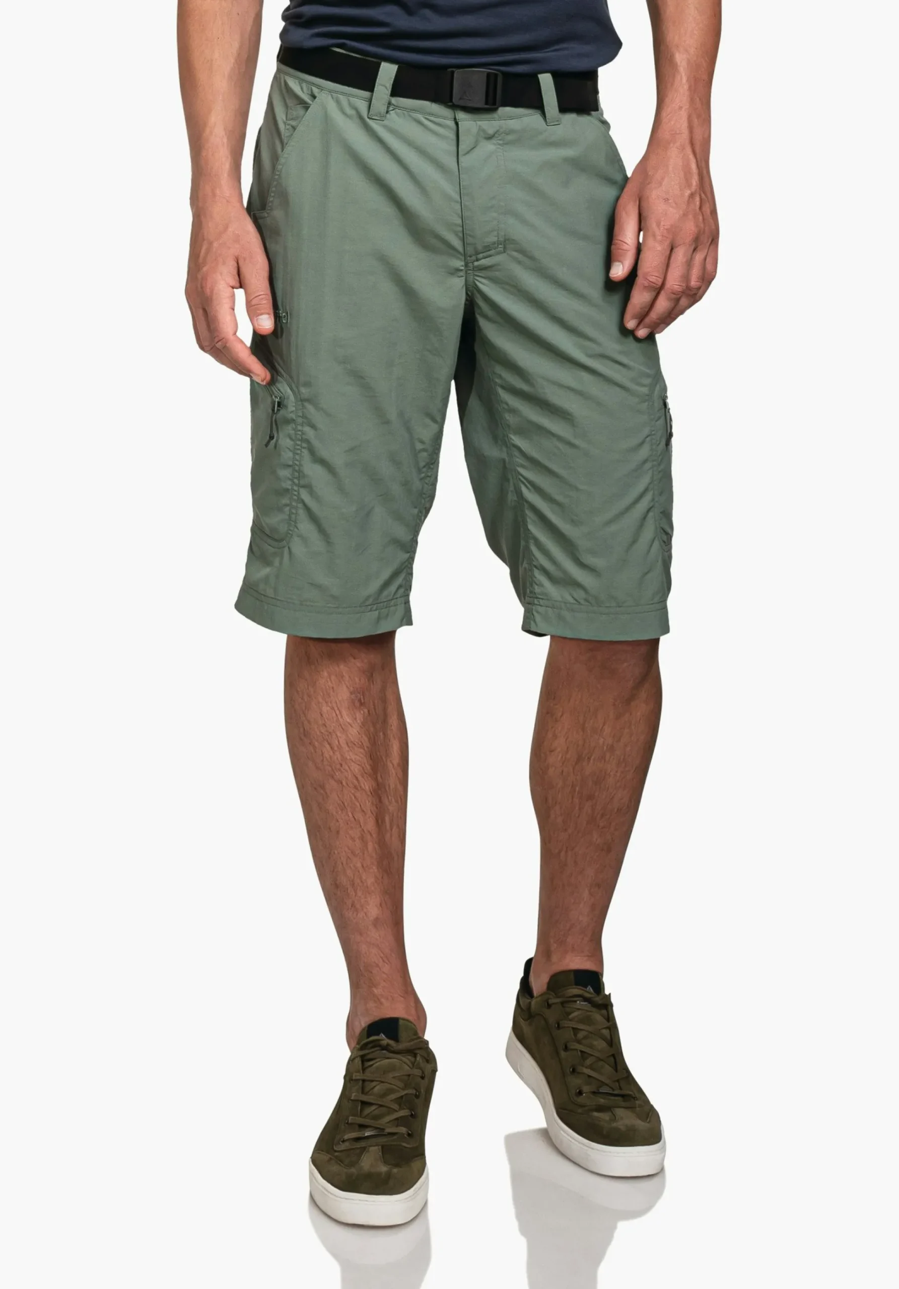 MEN SCHÖFFEL Travel/Leisure|Pants Short<Comfortable leisure shirts with pocket brown
