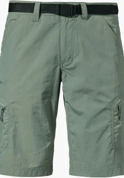 MEN SCHÖFFEL Travel/Leisure|Pants Short<Comfortable leisure shirts with pocket brown