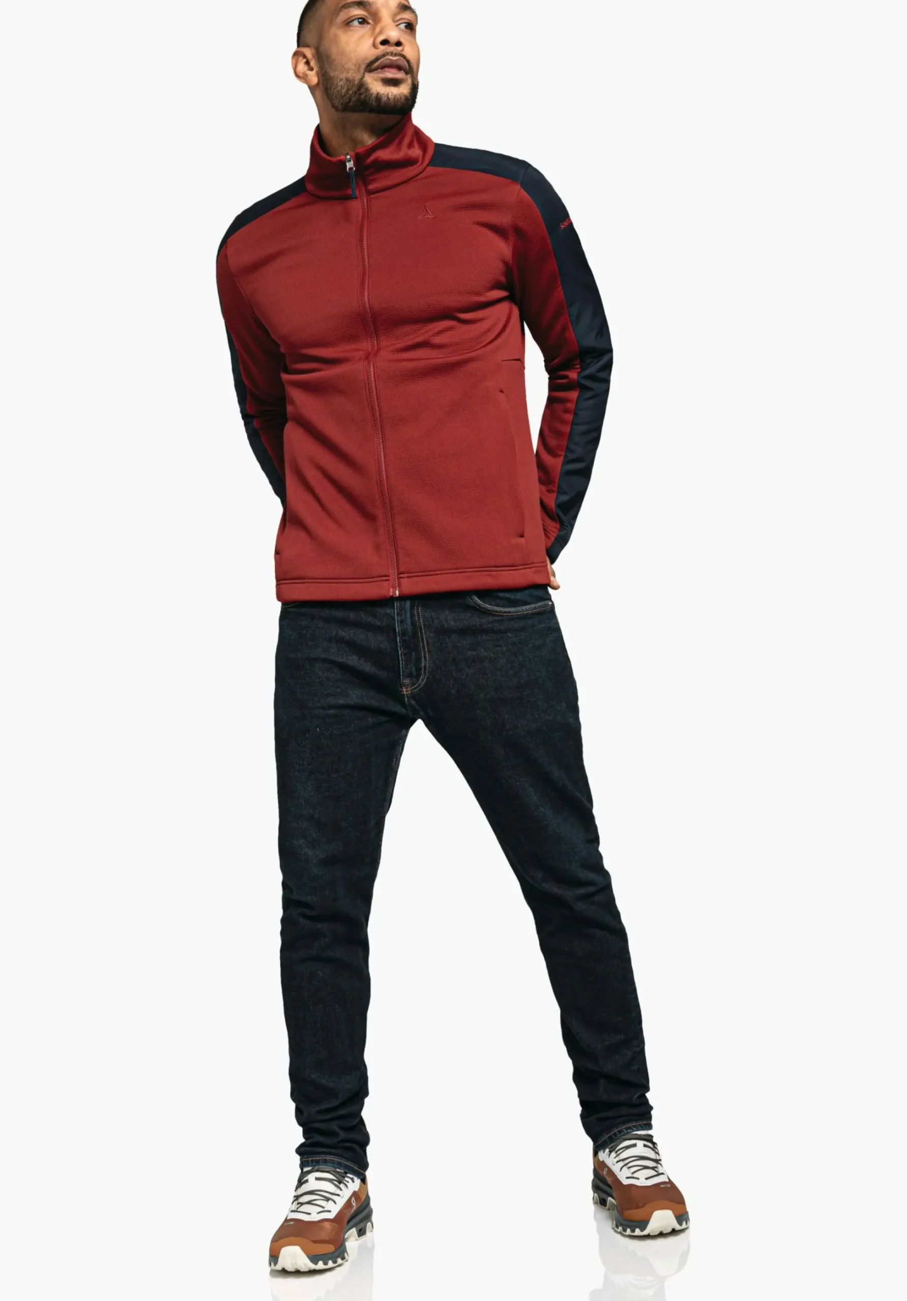 MEN SCHÖFFEL Travel/Leisure<Comfortable ZipIn! fleece jacket red
