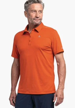MEN SCHÖFFEL <Eco friendly & stylish polo orange