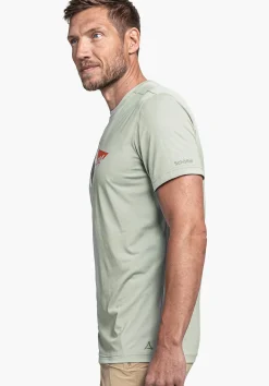 MEN SCHÖFFEL <Environmentally friendly t shirt for hiking grün