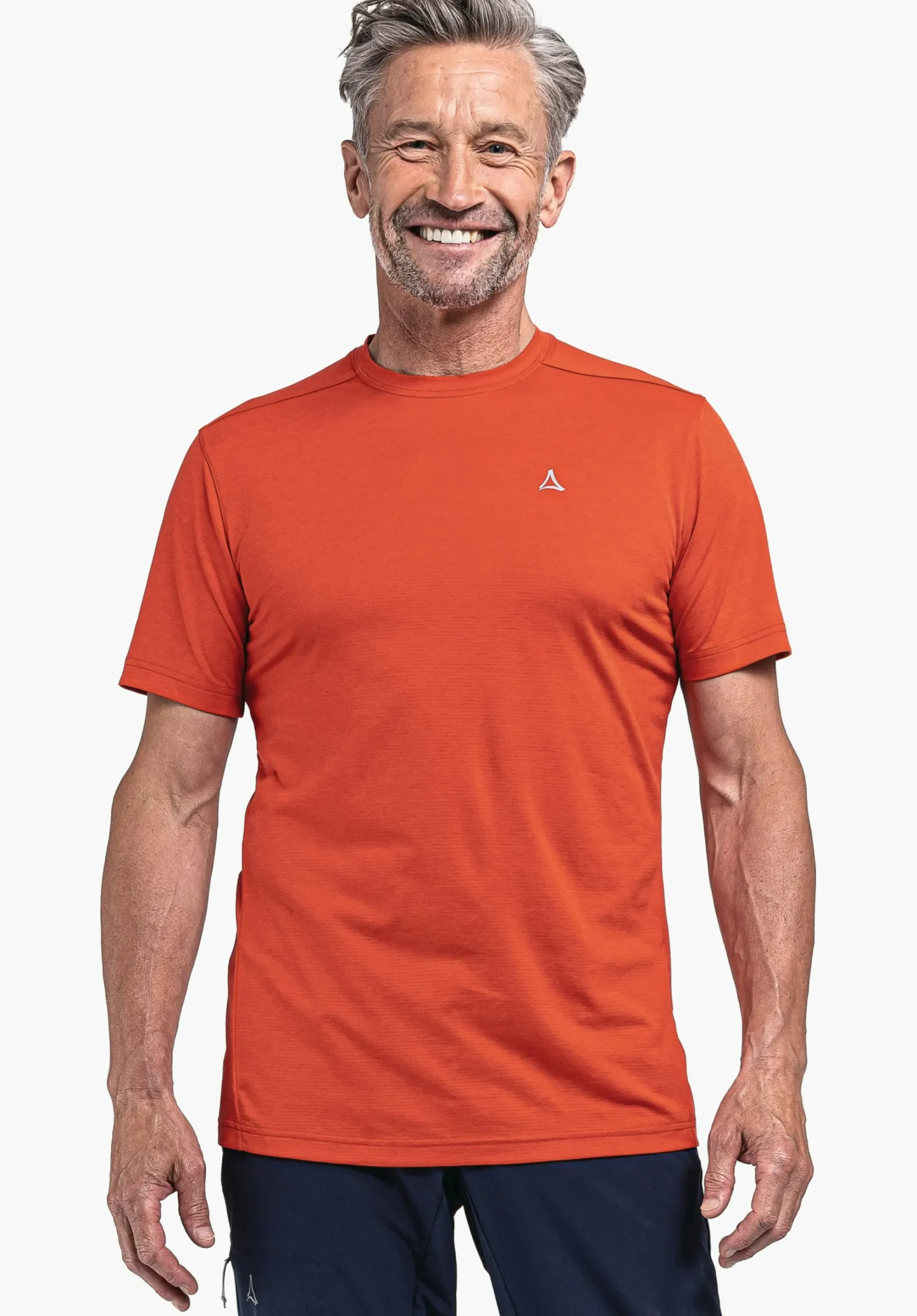 MEN SCHÖFFEL <Environmentally friendly & comfortable shirt orange