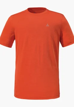 MEN SCHÖFFEL <Environmentally friendly & comfortable shirt orange