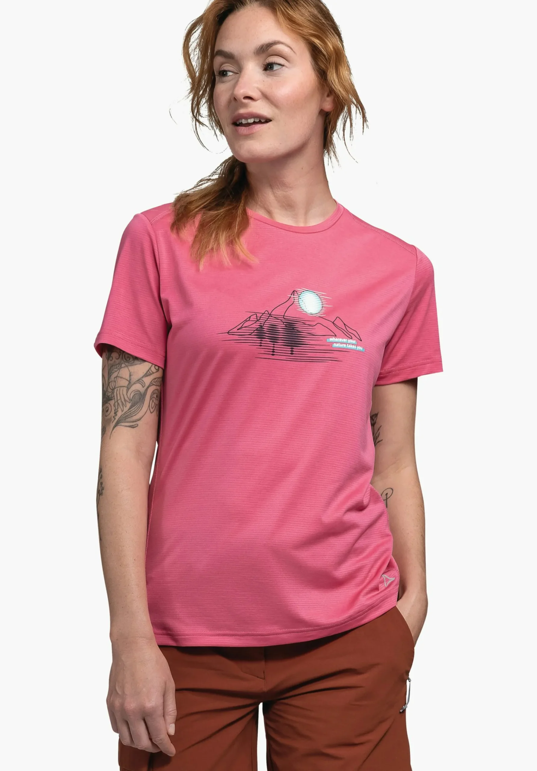 WOMEN SCHÖFFEL <Environmentally friendly t shirt for hiking weiß