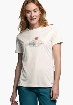 WOMEN SCHÖFFEL <Environmentally friendly t shirt for hiking weiß