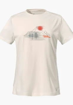 WOMEN SCHÖFFEL <Environmentally friendly t shirt for hiking weiß