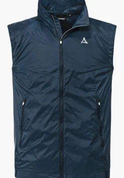 MEN SCHÖFFEL Trek & Hike<Extremely lightweight windproof gilet blue