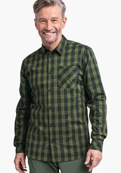 MEN SCHÖFFEL Trek & Hike<Fast drying and lightweight shirt red