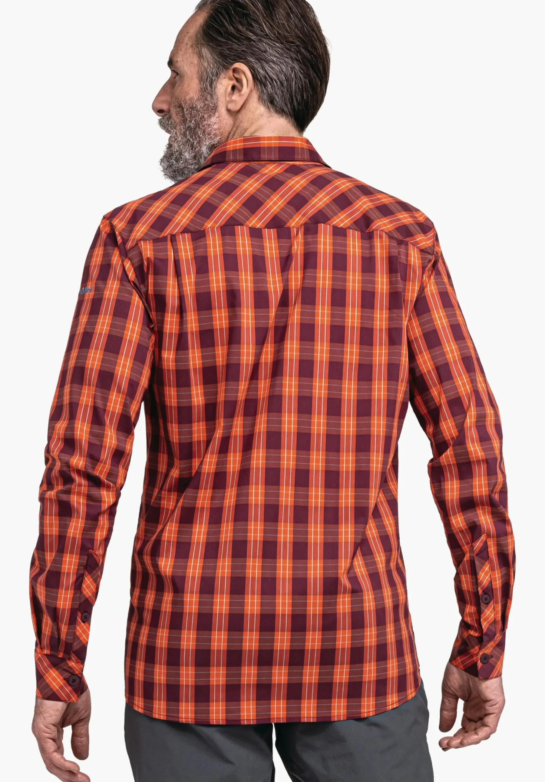 MEN SCHÖFFEL Trek & Hike<Fast drying and lightweight shirt red