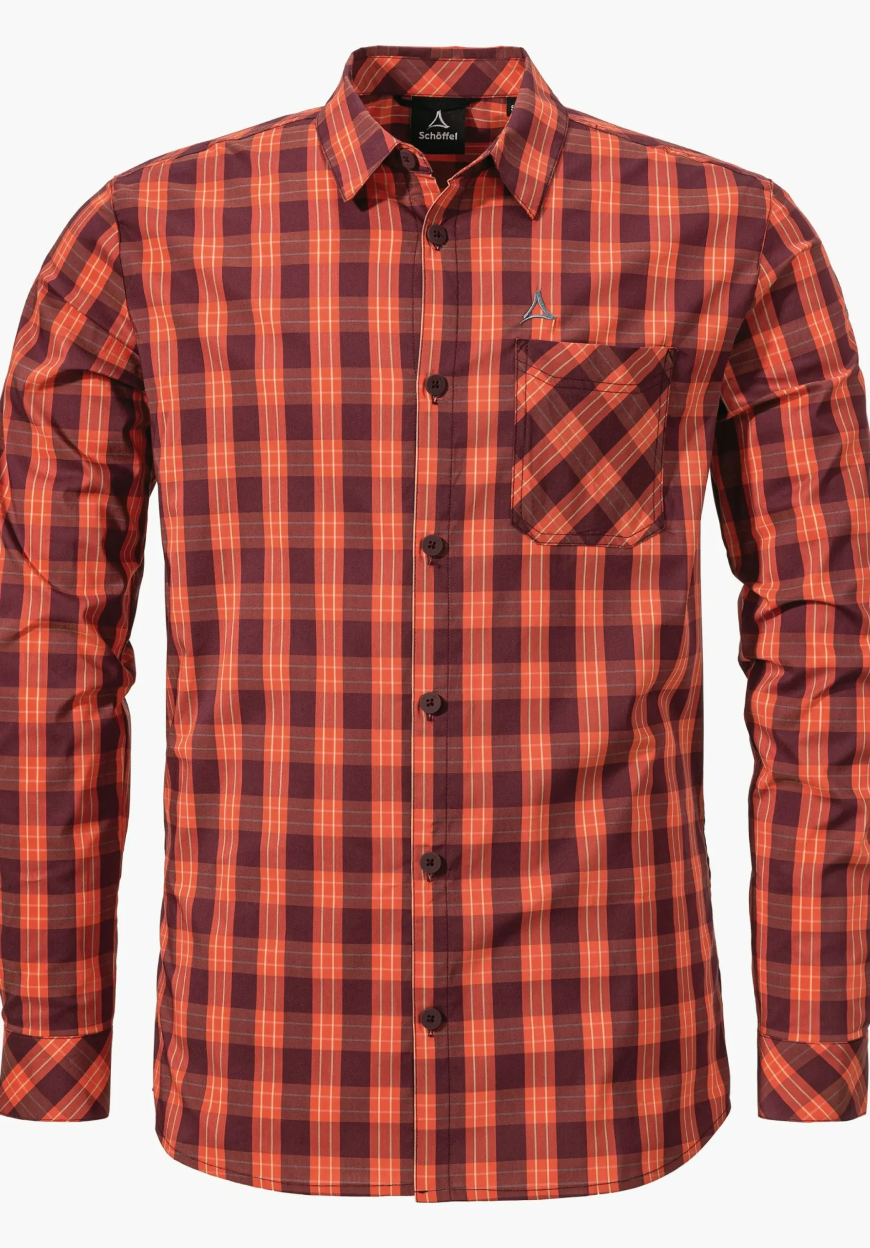 MEN SCHÖFFEL Trek & Hike<Fast drying and lightweight shirt red
