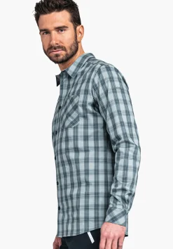 MEN SCHÖFFEL <Fast drying and lightweight shirt red