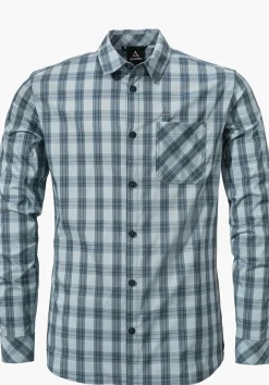 MEN SCHÖFFEL <Fast drying and lightweight shirt red
