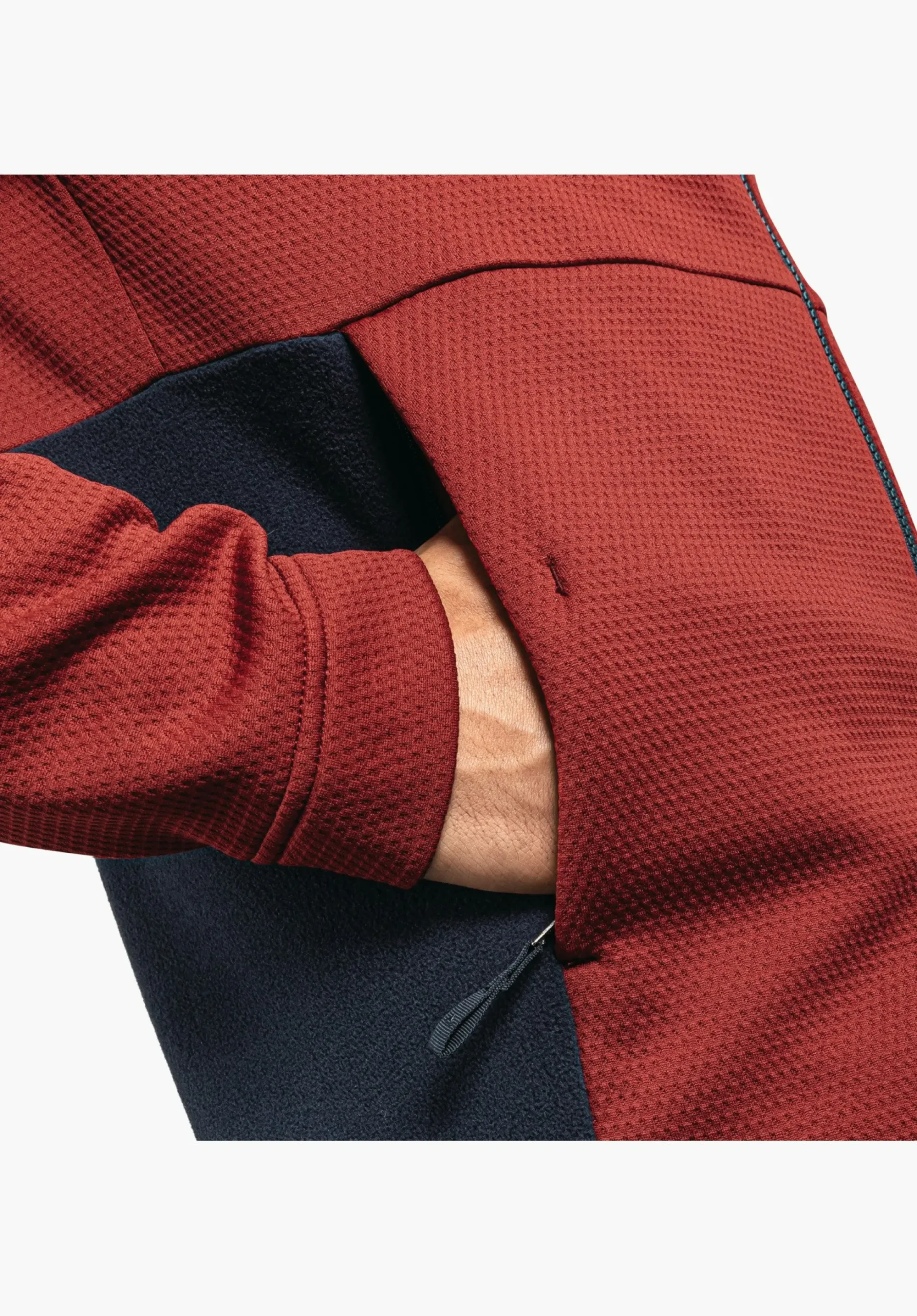 MEN SCHÖFFEL Travel/Leisure<Fleece jacket in a sustainable material red