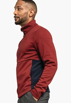 MEN SCHÖFFEL Travel/Leisure<Fleece jacket in a sustainable material red