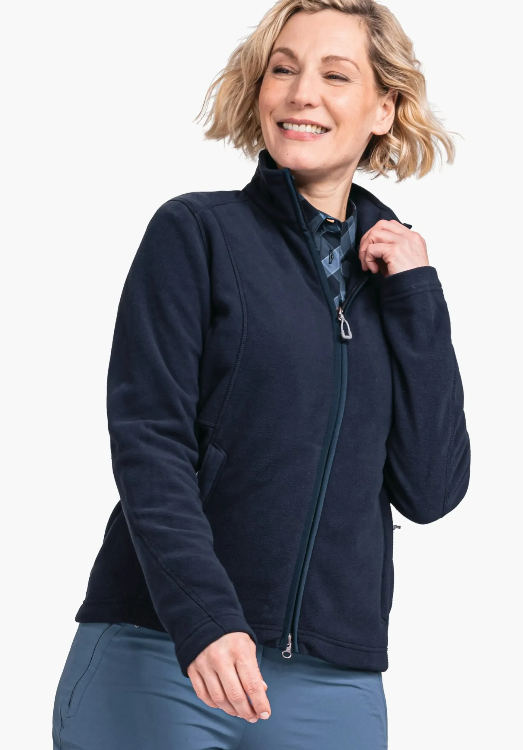 WOMEN SCHÖFFEL Trek & Hike<Fleece jacket with high wearing comfort white