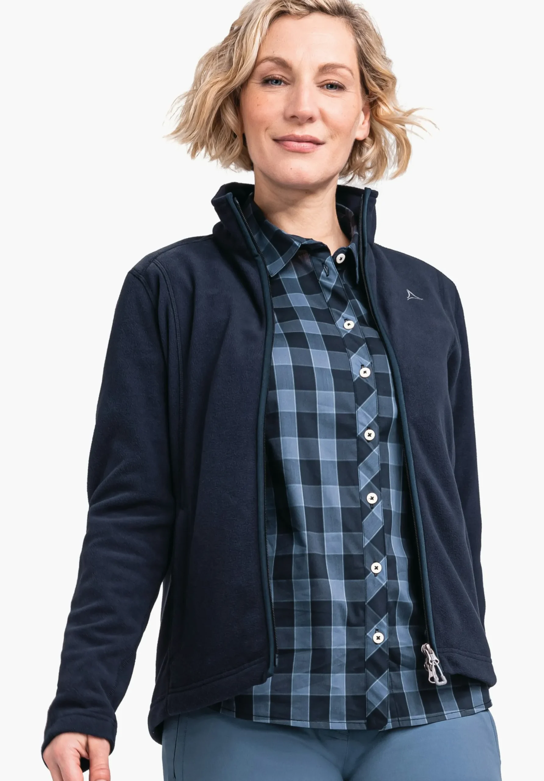 WOMEN SCHÖFFEL Trek & Hike<Fleece jacket with high wearing comfort white