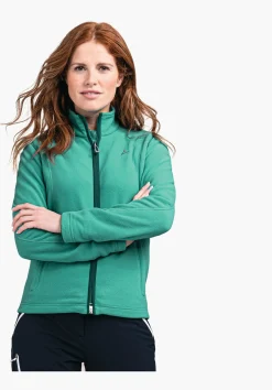 WOMEN SCHÖFFEL Trek & Hike<Fleece jacket with high wearing comfort white