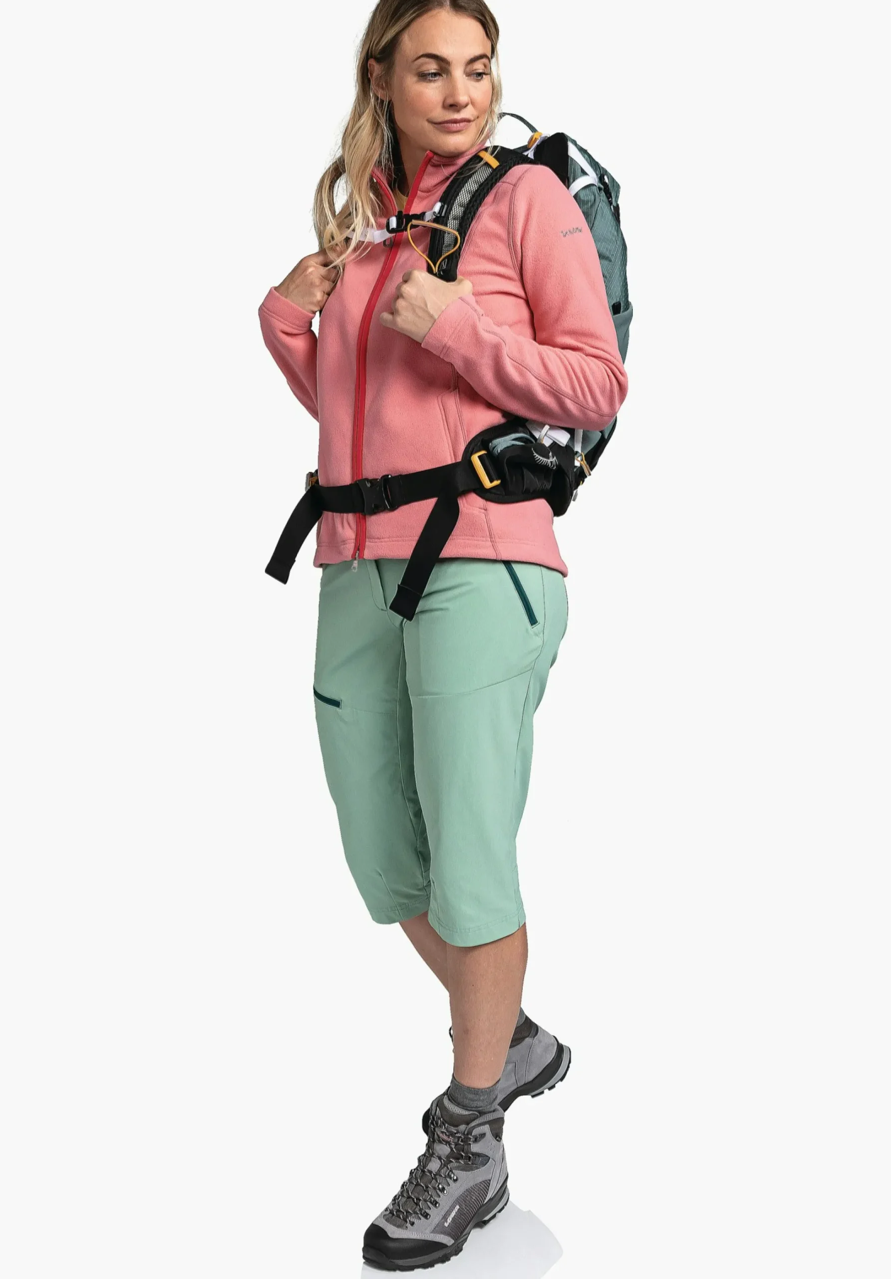 WOMEN SCHÖFFEL <Fleece jacket with high wearing comfort white