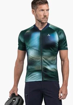MEN SCHÖFFEL Bike<Functional bike jersey with top features orange
