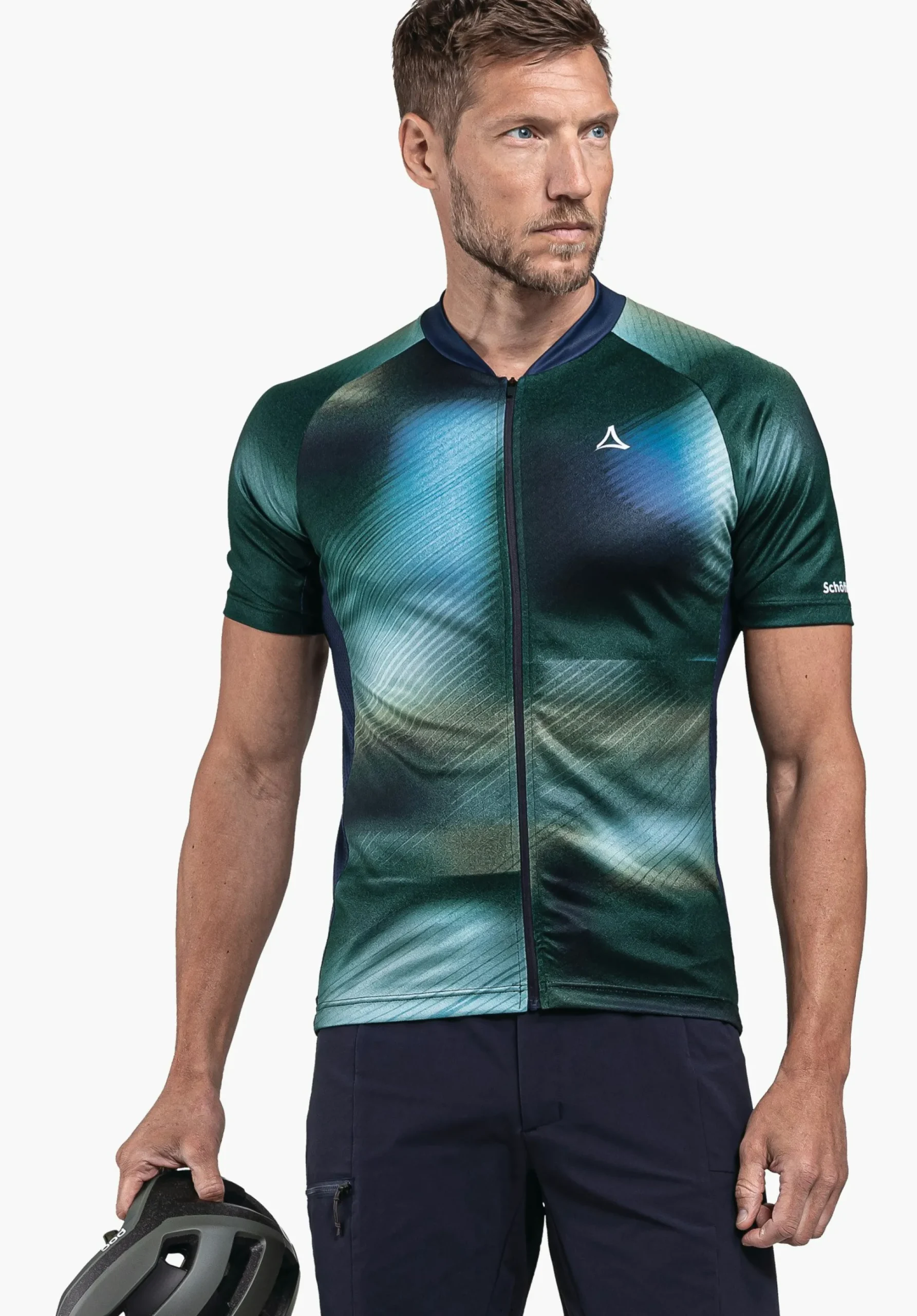 MEN SCHÖFFEL Bike<Functional bike jersey with top features orange