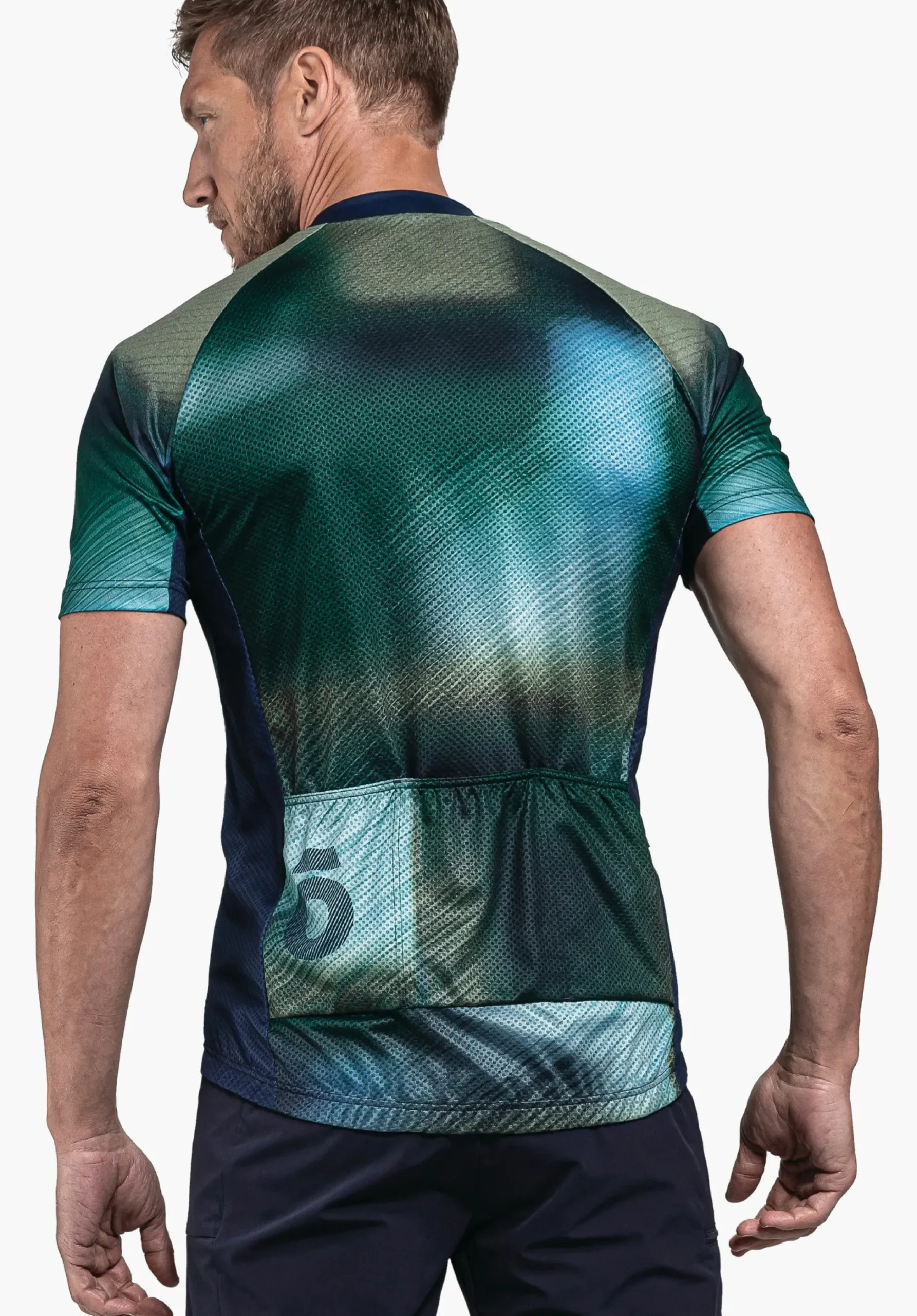 MEN SCHÖFFEL Bike<Functional bike jersey with top features orange
