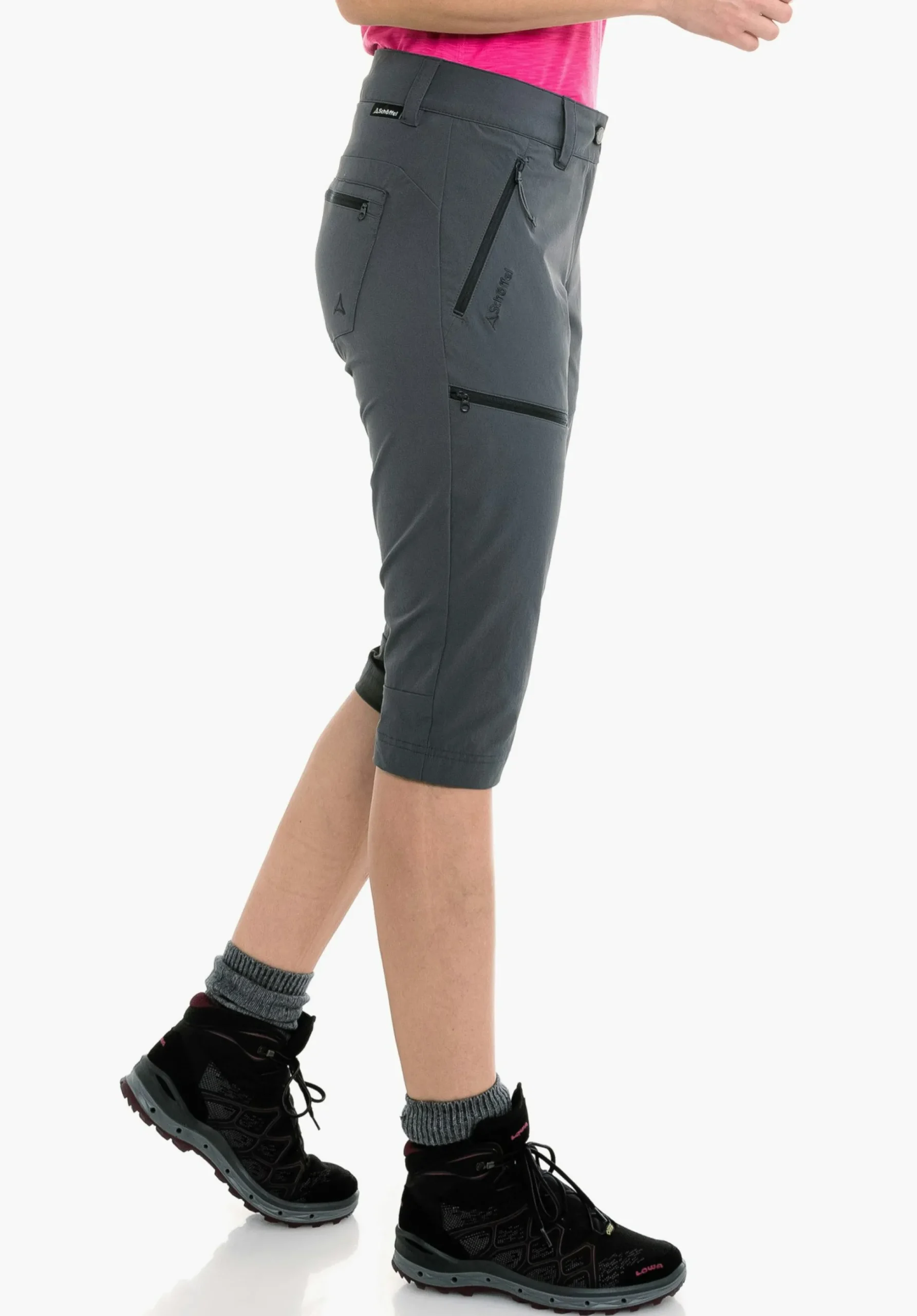 WOMEN SCHÖFFEL Trek & Hike|Pants Short<Functional ¾-length pants for any activity red