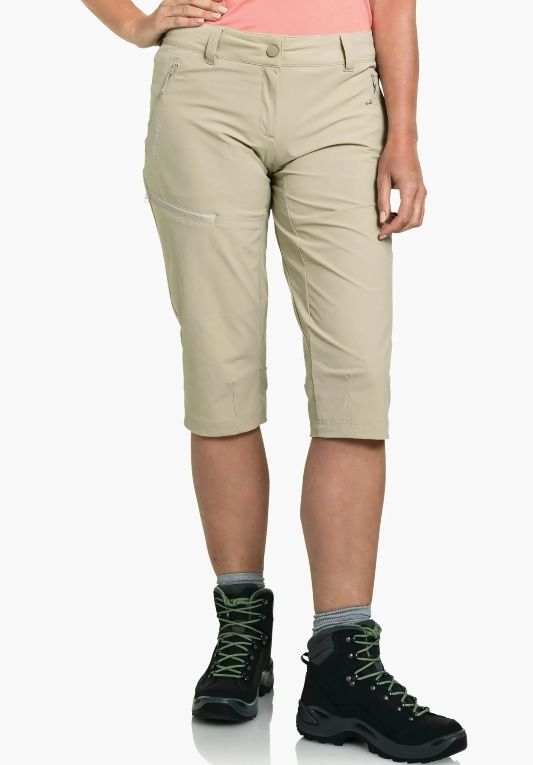 WOMEN SCHÖFFEL Trek & Hike|Pants Short<Functional ¾-length pants for any activity red