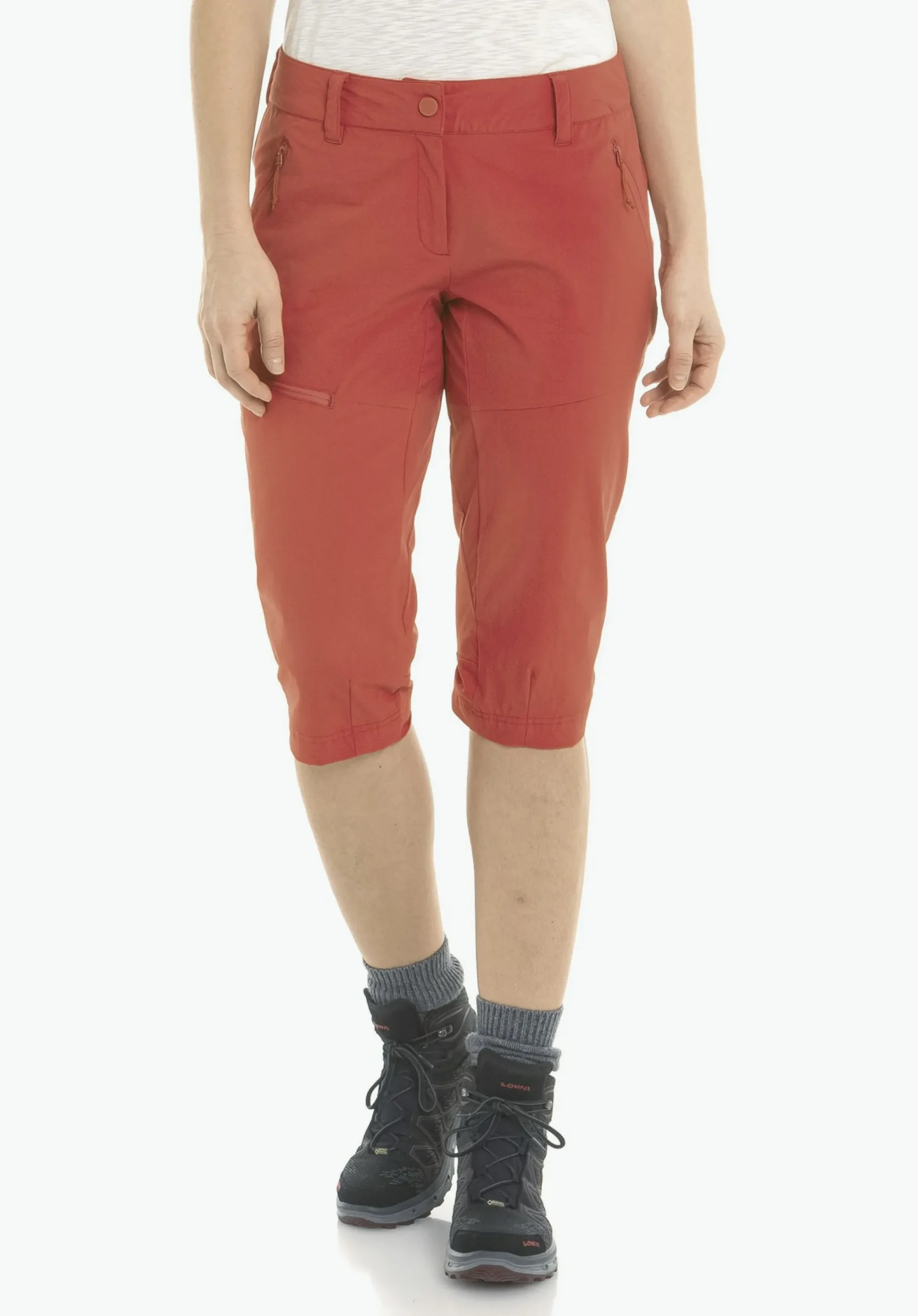 WOMEN SCHÖFFEL Trek & Hike|Pants Short<Functional ¾-length pants for any activity red