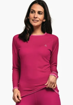 WOMEN SCHÖFFEL Skiing|Trek & Hike<Functional longsleeve with merino wool pink