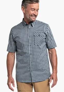 MEN SCHÖFFEL <Functional shirt with freedom of movement grey