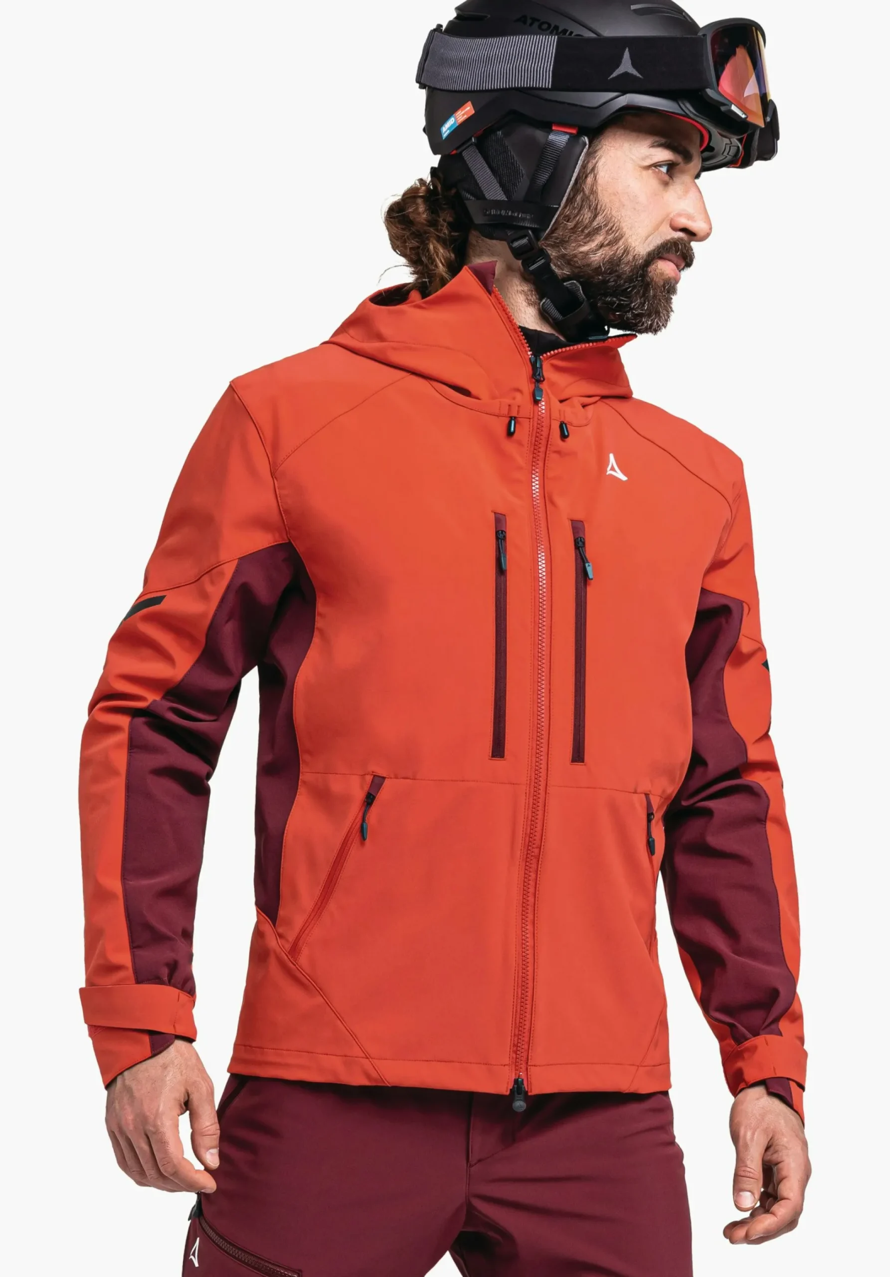 MEN SCHÖFFEL Ski Tour|Mountaineering|Outdoor Jackets<Functional softshell ski touring jacket orange