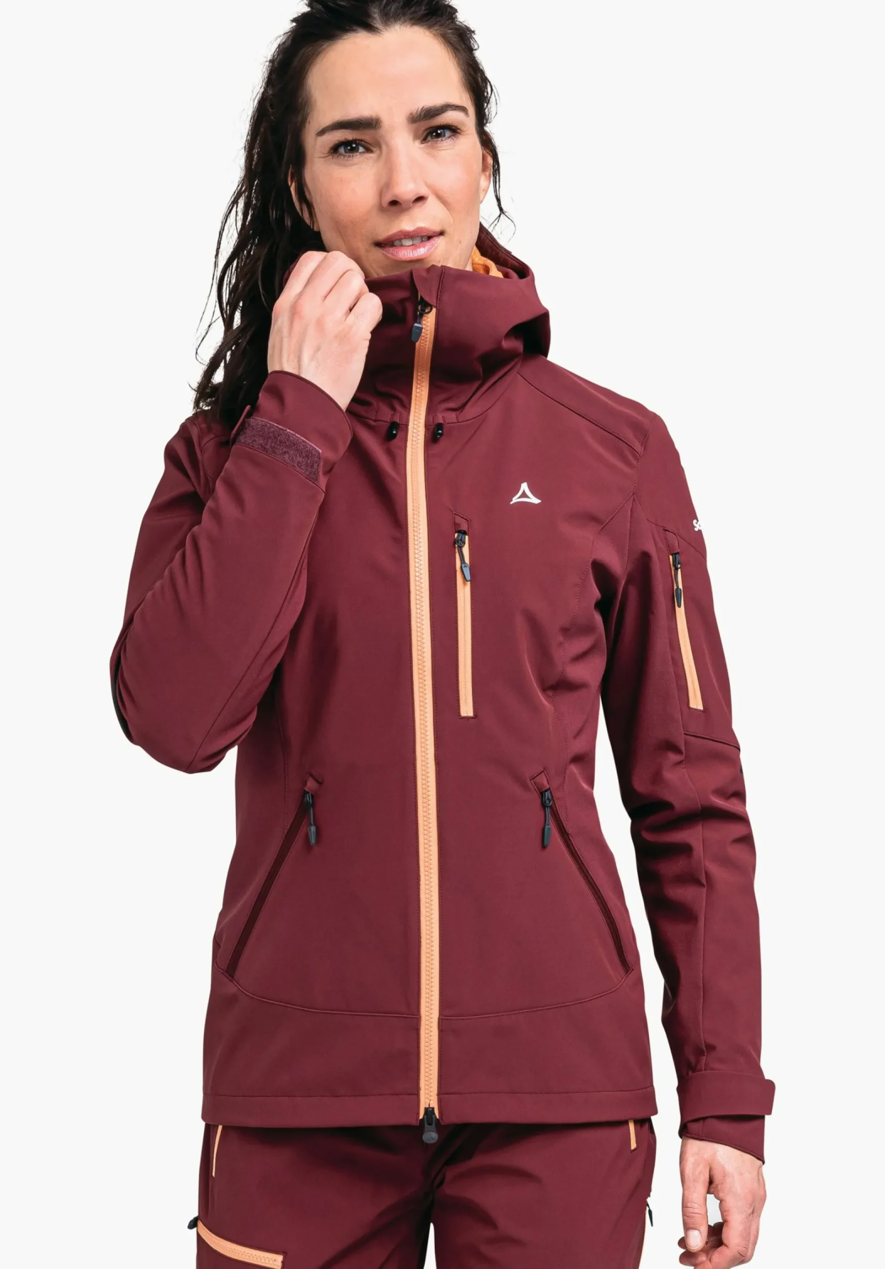 WOMEN SCHÖFFEL Ski Tour|Mountaineering|Outdoor Jackets<Functional softshell ski touring jacket red