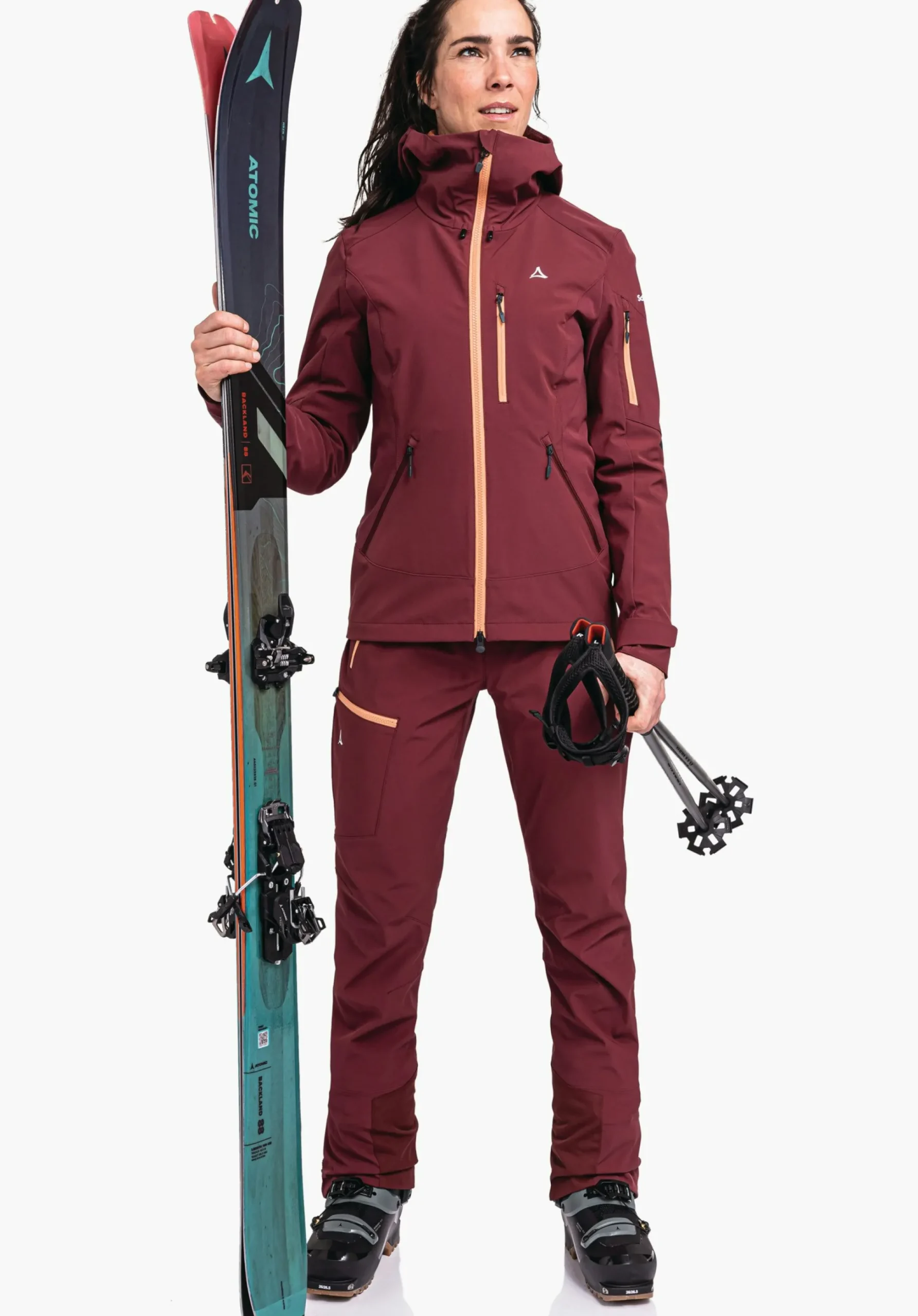 WOMEN SCHÖFFEL Ski Tour|Mountaineering|Outdoor Jackets<Functional softshell ski touring jacket red