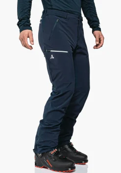 MEN SCHÖFFEL Ski Tour|Mountaineering|Pants Long<Functional softshell ski touring pants blau