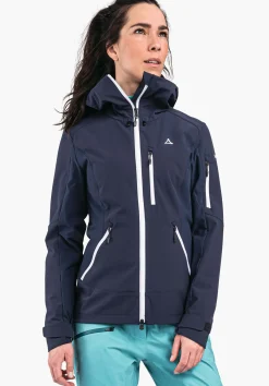 WOMEN SCHÖFFEL Ski Tour|Outdoor Jackets|Mountaineering<Functional softshell ski touring jacket red