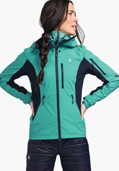 WOMEN SCHÖFFEL Ski Tour|Mountaineering|Outdoor Jackets<Functional softshell ski touring jacket red