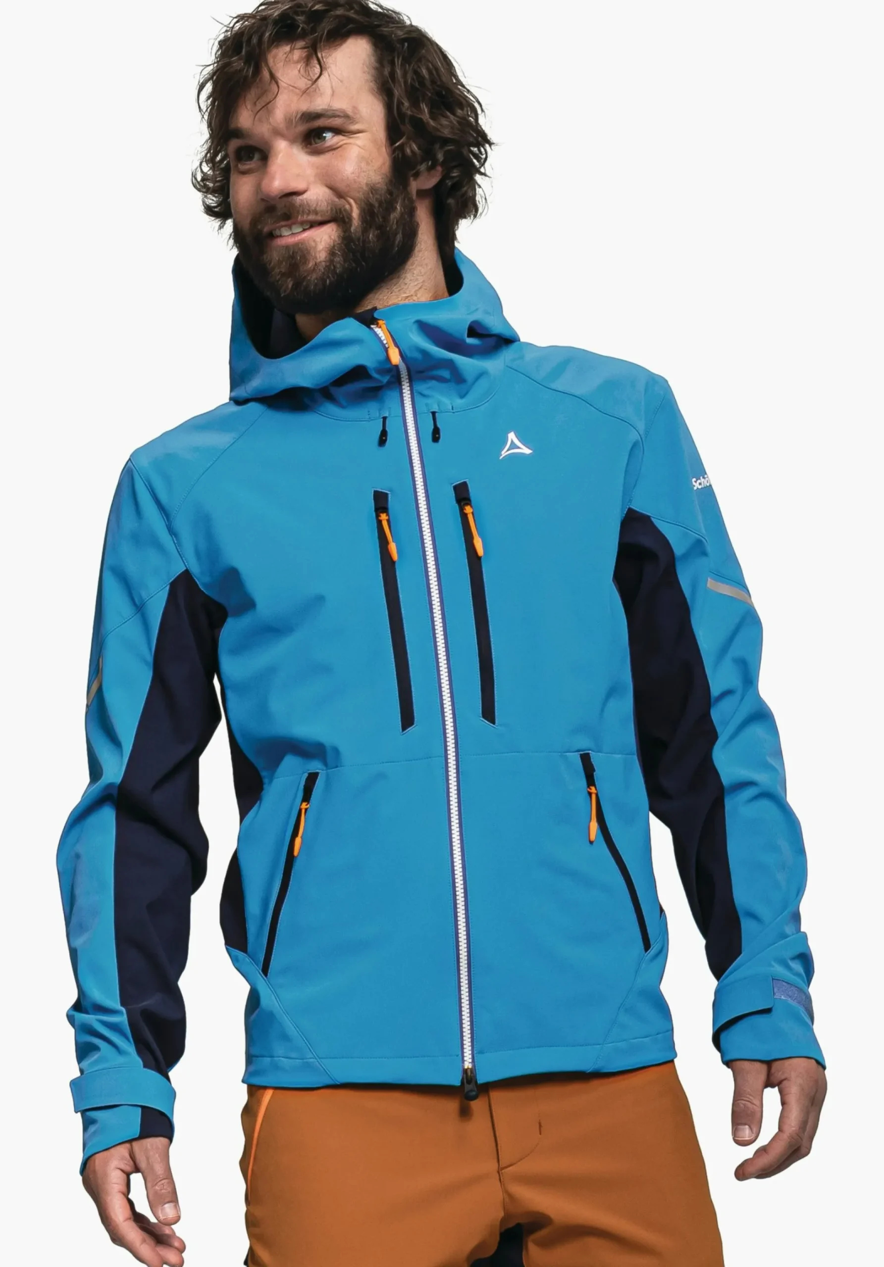 MEN SCHÖFFEL Ski Tour|Mountaineering|Outdoor Jackets<Functional softshell ski touring jacket orange