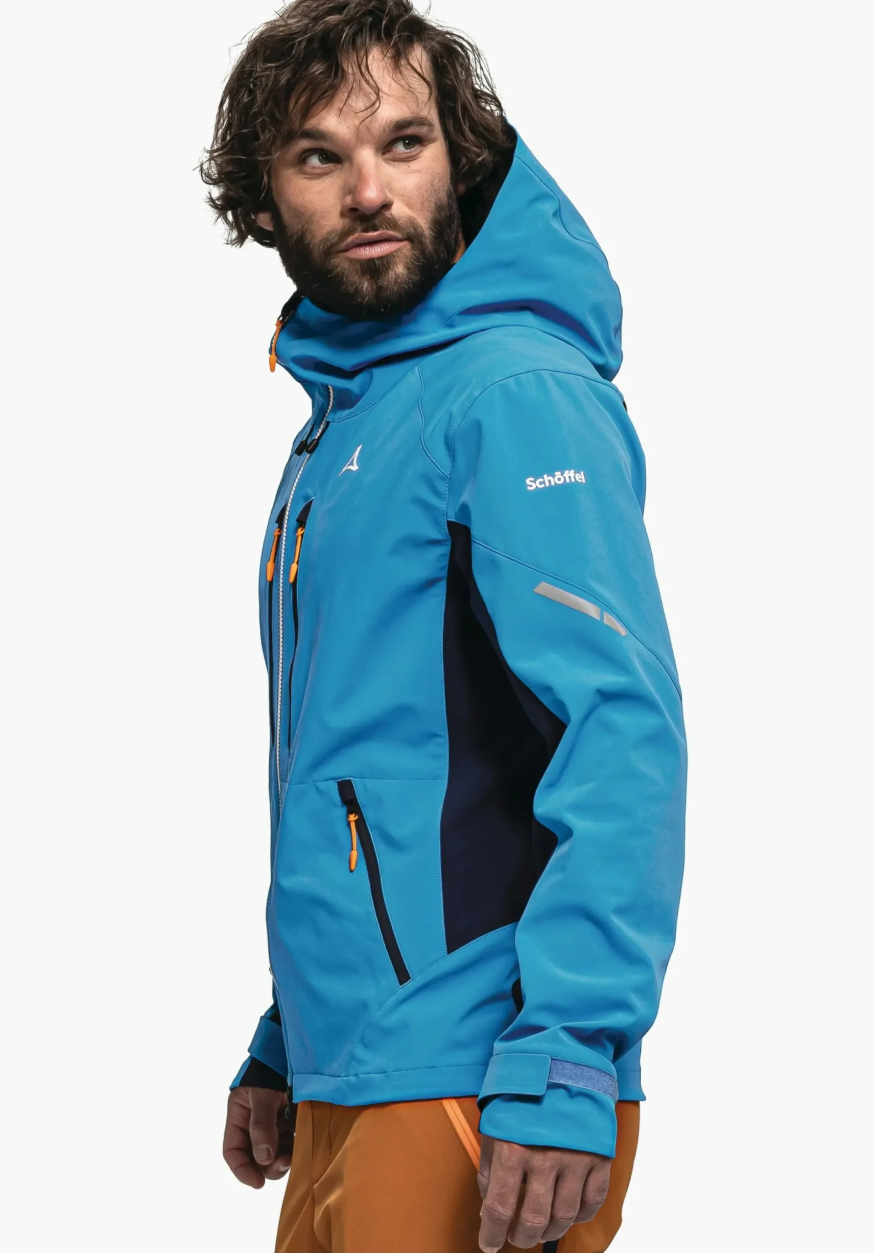 MEN SCHÖFFEL Ski Tour|Mountaineering|Outdoor Jackets<Functional softshell ski touring jacket orange