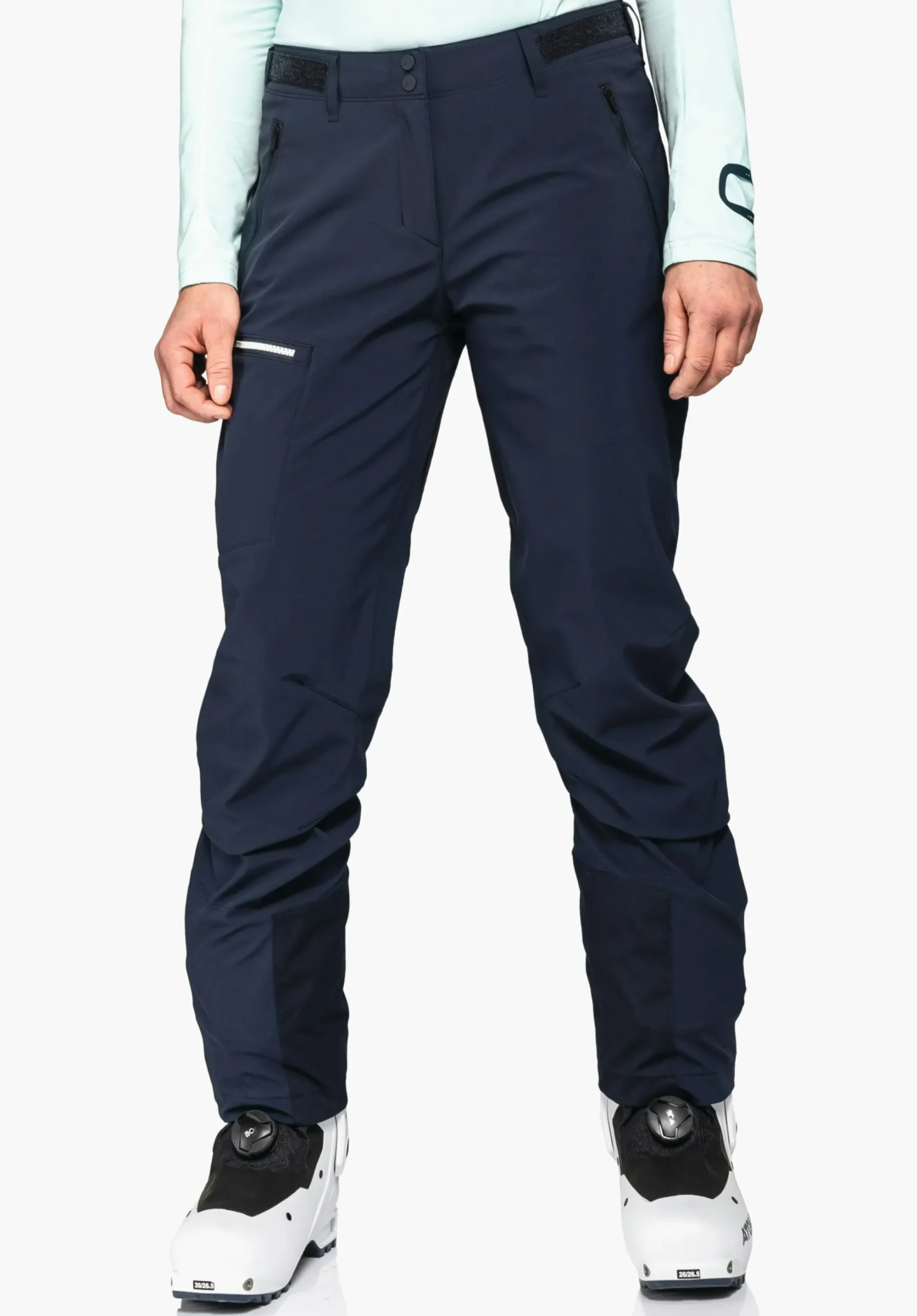 WOMEN SCHÖFFEL Ski Tour|Mountaineering|Pants Long<Functional softshell ski touring pants red