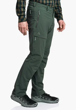 MEN SCHÖFFEL Trek & Hike|Pants Long<Functional, warming hiking pants green