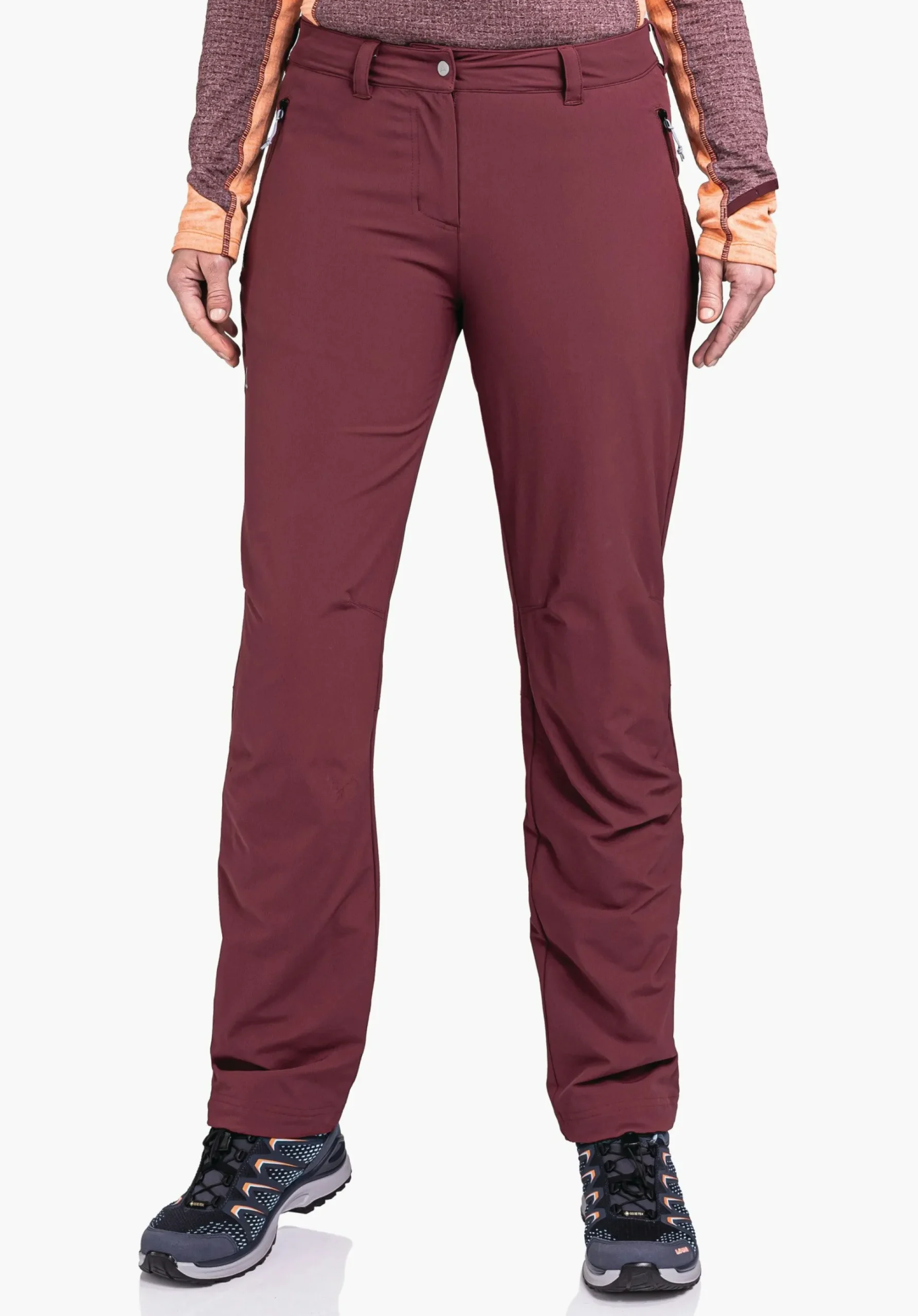 WOMEN SCHÖFFEL Trek & Hike|Pants Long<Functional, warming hiking pants red