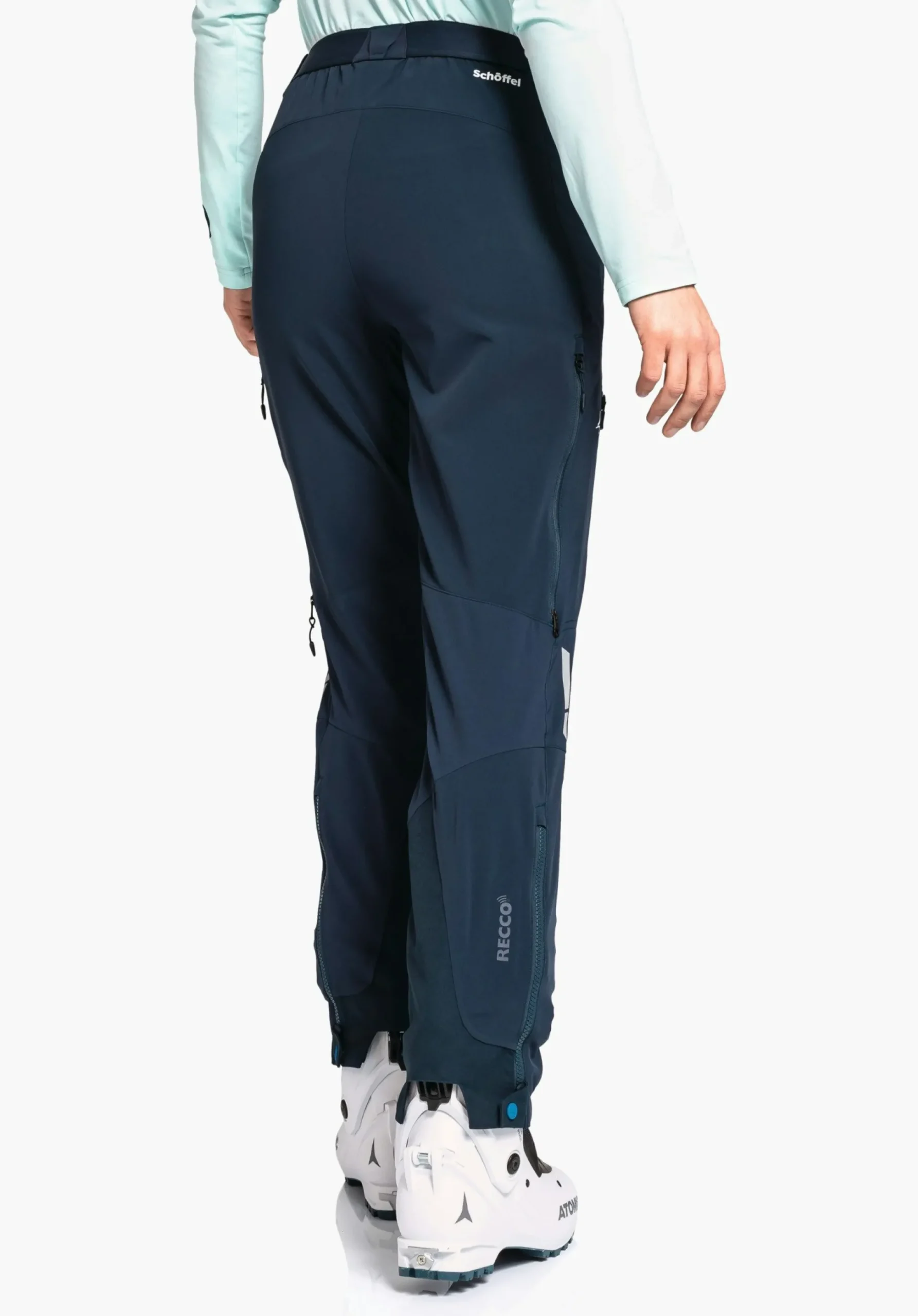 WOMEN SCHÖFFEL Ski Tour|Mountaineering|Pants Long<GORE-TEX® softshell ski touring pants red