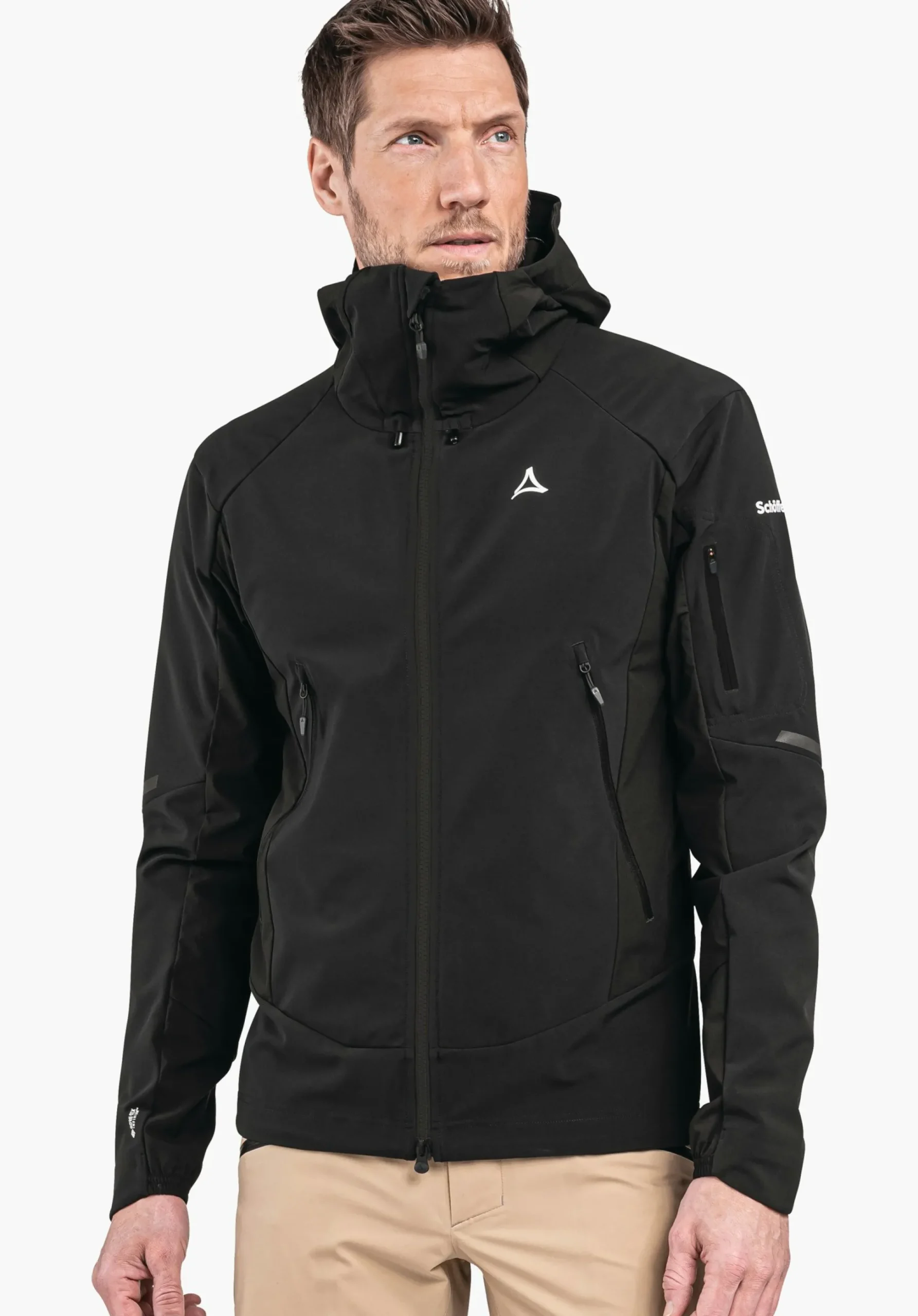 MEN SCHÖFFEL Ski Tour|Mountaineering|Outdoor Jackets<GORE-TEX® softshell ski touring jacket green